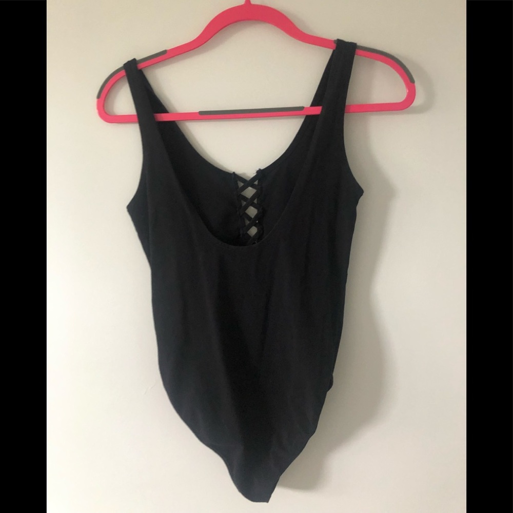 Forever 21 cross up bodysuit